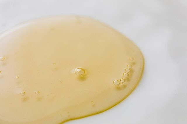 blob of shampoo